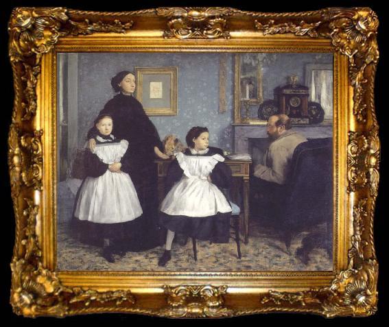 framed  Edgar Degas the bellelli family, ta009-2
